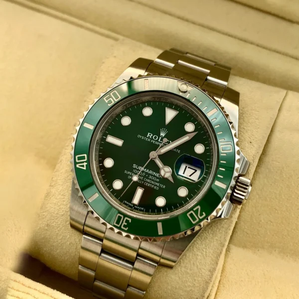 Rolex Submariner 116610LV-0002 Black Disk Watch (Green Water Ghost) - Image 4