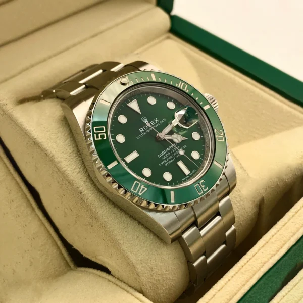 Rolex Submariner 116610LV-0002 Black Disk Watch (Green Water Ghost) - Image 3