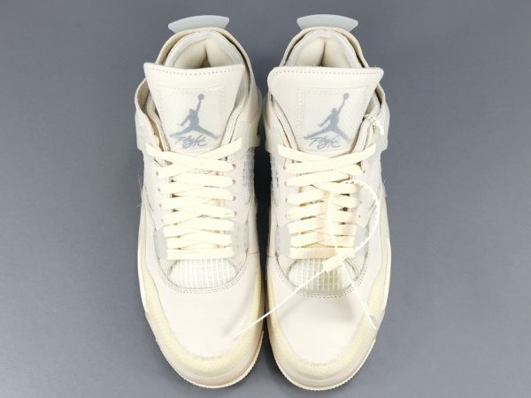 Off-white x Air Jordan 4＂Sail＂ - Image 4