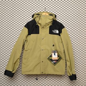 The North Face Black and Mustard Green