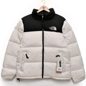 The North Face Splicing White And Black