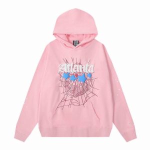 Sp5der Atlanta Hoodie 'Pink'