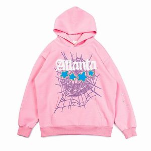 Sp5der Atlanta Hoodie 'Pink'