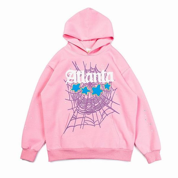 Sp5der Atlanta Hoodie 'Pink'