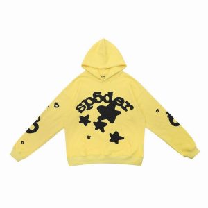 Sp5der Beluga Hoodie 'Gold'