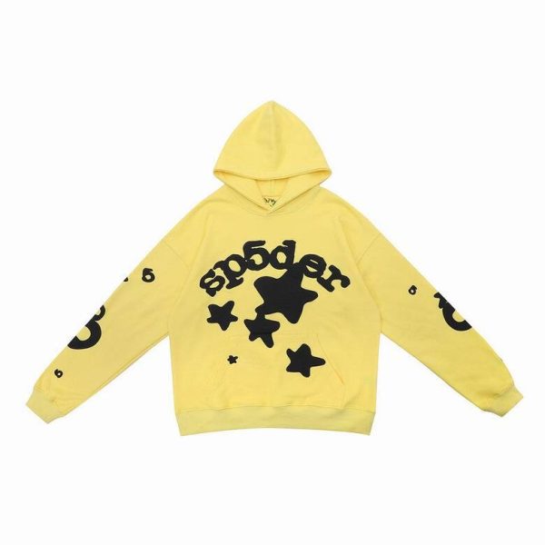 Sp5der Beluga Hoodie 'Gold'