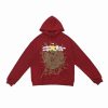 Sp5der Hoodie Maroon