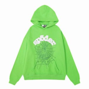 Sp5der Hoodie Green