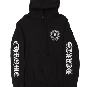CHROME HEARTS BELLA LEATHER PATCH HOODIE