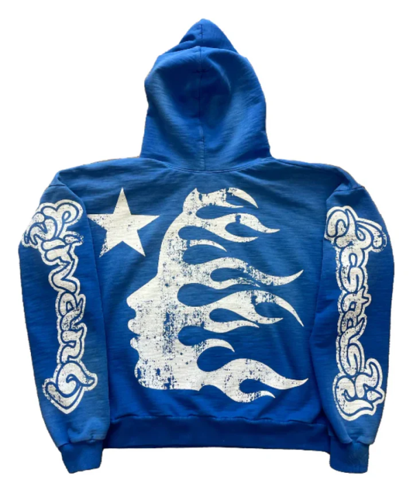 Hellstar Studios Blue Yoga Hoodie - Image 2