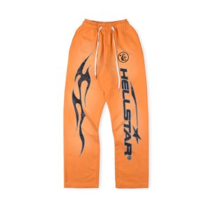 Hellstar Studios Orange Sweatpants