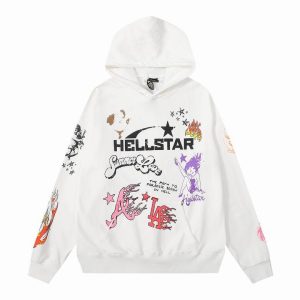 Hellstar Hoodie White