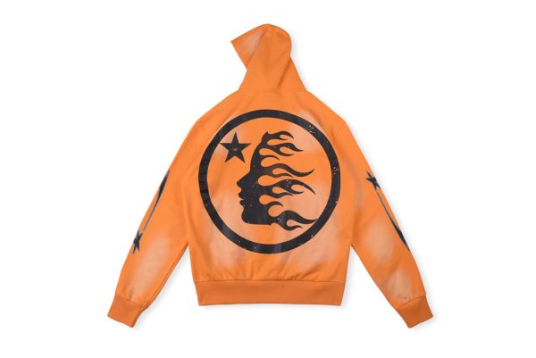 Hellstar Hoodie Orange - Image 2
