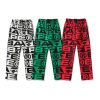 BAPE FW23 full-print letter series shark loose version trousers and sweatpants