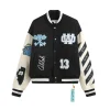 OFF WHITE Heavy embroidery_hot drilling and beading, heavy craftsmanship, quilted style