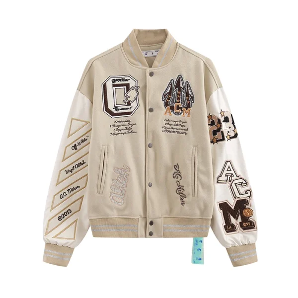 OFF WHITE S009 Milan joint model heavy embroidery