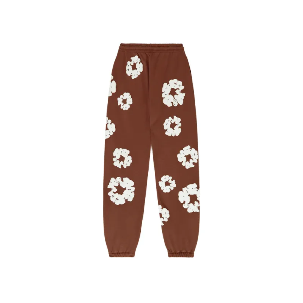 Denim Tears The Cotton Wreath Sweatpants Brown - Image 3