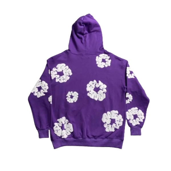 Denim Tears The Cotton Wreath Sweatshirt Purple - Image 3