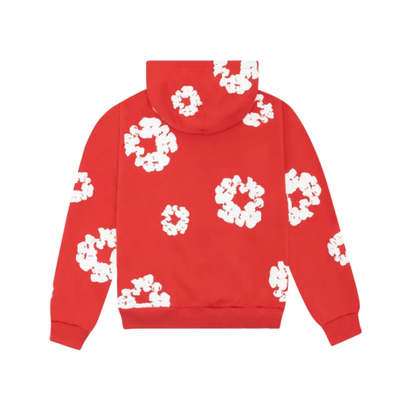 Denim Tears The Cotton Wreath Sweatshirt Red - Image 3