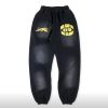 Hellstar No Guts No Glory Flare Bottom Sweatpants Midnight Dye Black