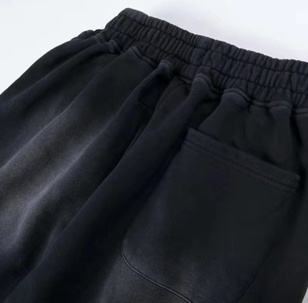 Hellstar No Guts No Glory Flare Bottom Sweatpants Midnight Dye Black - Image 6