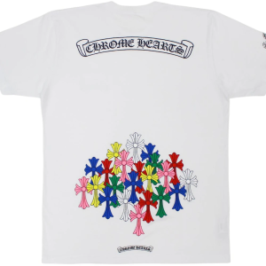 Chrome Hearts Multi Color Cross T-shirt White