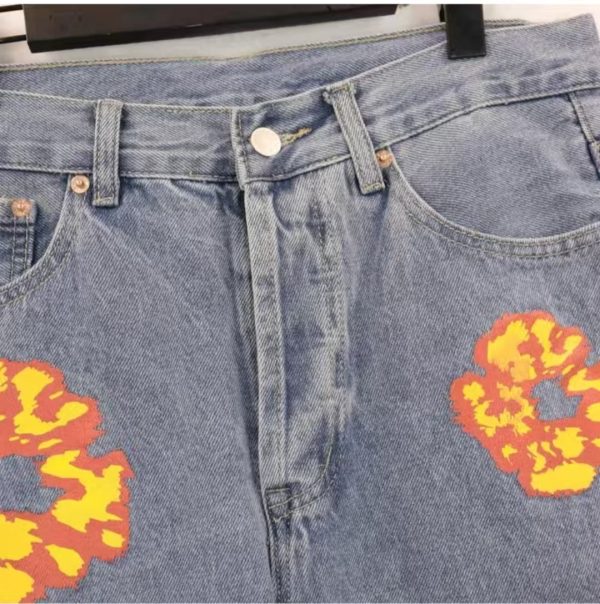 Denim Tears x Offset 501 Jeans Light Wash - Image 5