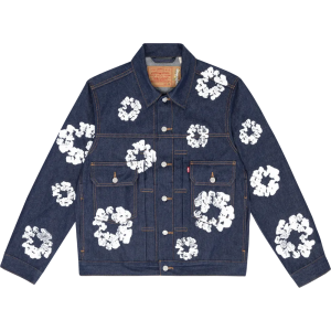DENIM TEARS TYPE - 2 ALL OVER WREATH RAW Jacket