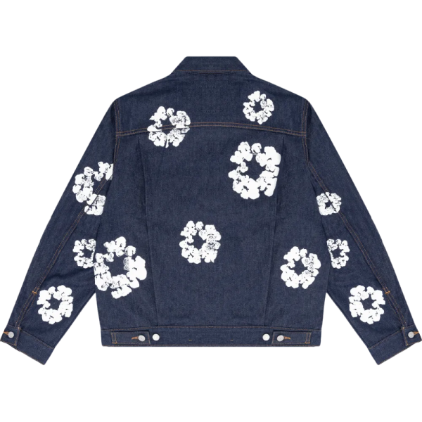 DENIM TEARS TYPE - 2 ALL OVER WREATH RAW Jacket - Image 2