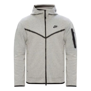 Nike Sportswear Tech Fleece Full-Zip Hoodie Heather Grey