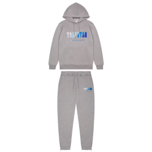 Trapstar Chenille Decoded Hoodie Tracksuit Grey Ice Flavours 2.0 Edition