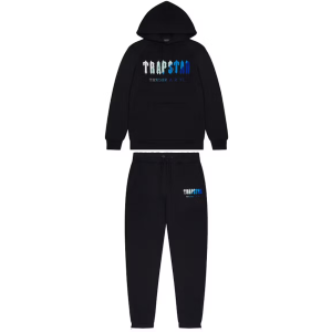Trapstar Chenille Decoded Hoodie Tracksuit Black Ice Flavours 2.0 Edition