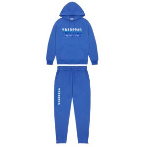 Trapstar Chenille Decoded 2.0 Hooded Tracksuit Dazzling Blue