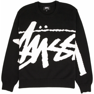Stussy Stock Sweater Black