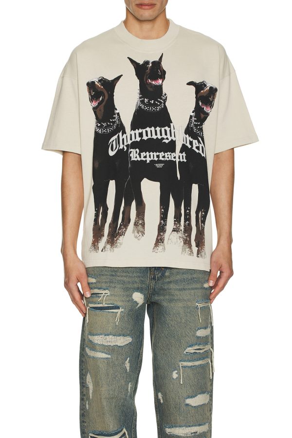 Represent T-shirt Vintage White - Image 3
