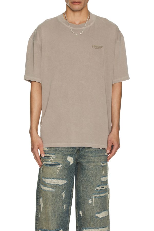Represent T-shirt light brown - Image 3