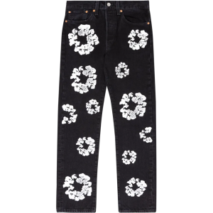 DENIM TEARS THE COTTON WREATH JEAN BLACK