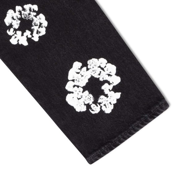 DENIM TEARS THE COTTON WREATH JEAN BLACK - Image 3