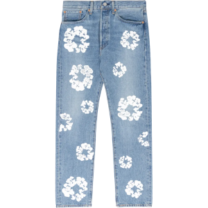 DENIM TEARS THE COTTON WREATH JEAN LIGHT WASH