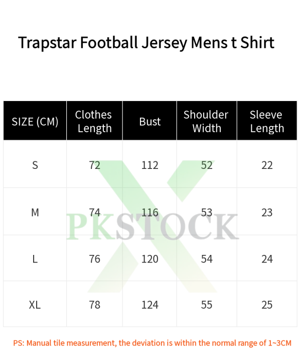 Trapstar Football Jersey Mens t Shirt - Image 2