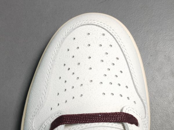 A Ma Maniere x Air Jordan 1 Retro High OG SP＂sail and Burgundy＂Retro Leisure Basketball Shoes - Image 9