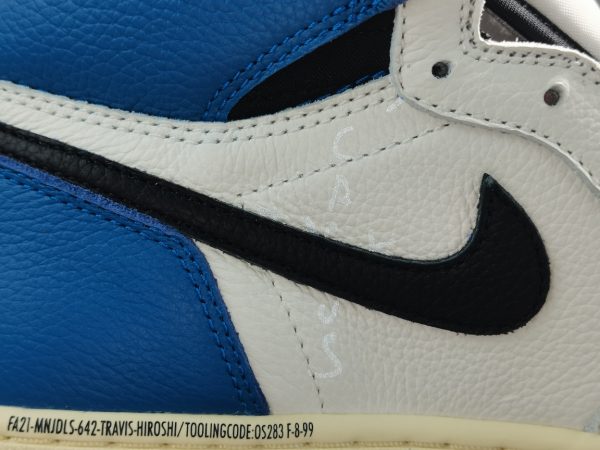 Travis Scott Fragment X Air Jordan 1 High OG＂Military Blue＂Casual shoes - Image 7