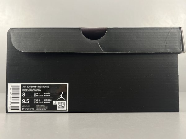 Jordan Air Jordan 4 retro se “blak canvas ＂ - Image 11