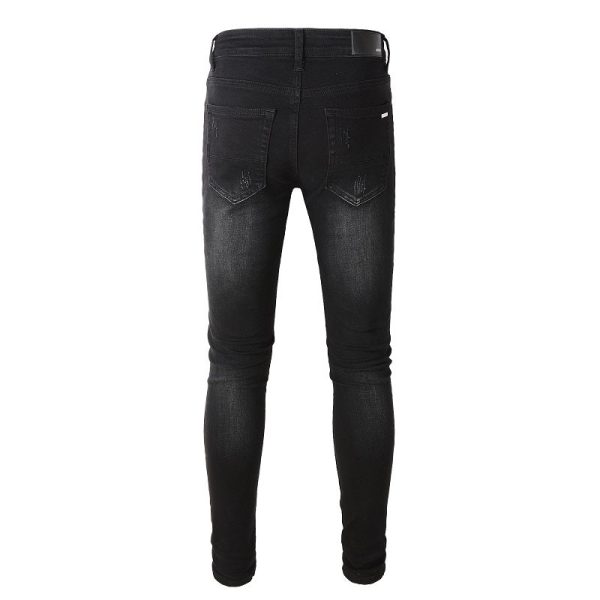 AMIRI Cherub Denim Jeans Black PK 210 - Image 4