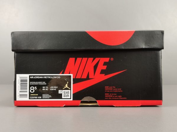 Jordan Air Jordan 1 Low OG “Black Toe” Low Top - Image 16