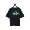 Balenciaga 25ss Printed Short Sleeve Black