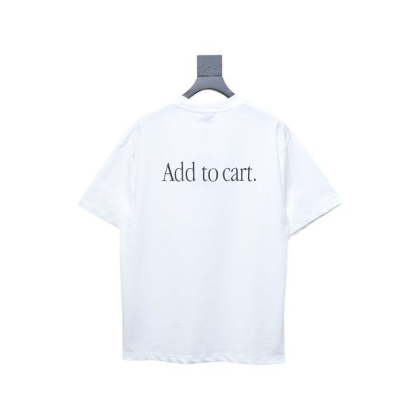 Balenciaga 25ss shoes print short sleeve - Image 3