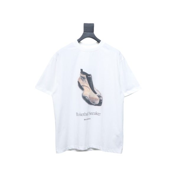Balenciaga 25ss shoes print short sleeve