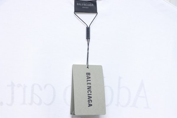 Balenciaga 25ss shoes print short sleeve - Image 9