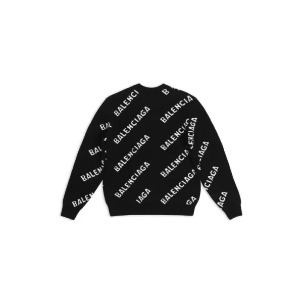 BALENCIAGA Allover Logo Sweater - Image 2